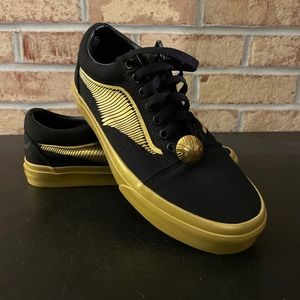 Vans Harry Potter x Old Skool Golden Snitch Skate Shoes Sz Men's 6.5 Women's 8